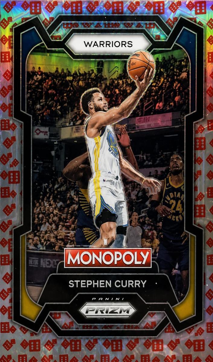 2023 Panini Prizm Monopoly Basketball Dice Stephen Curry #28 PSA 9
