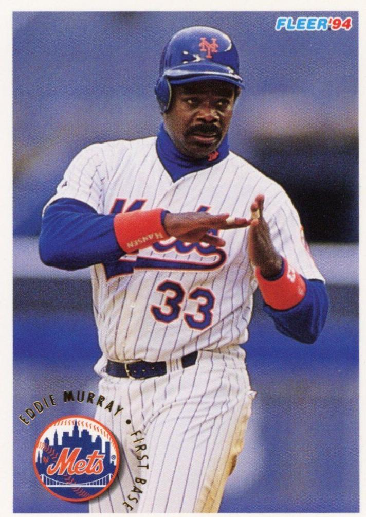 1994 Fleer Baseball Eddie Murray #573 PSA 10