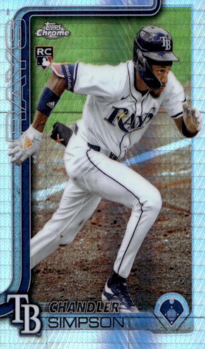 2025 Topps Chrome Update Baseball Prism Refractor Chandler Simpson #USC179