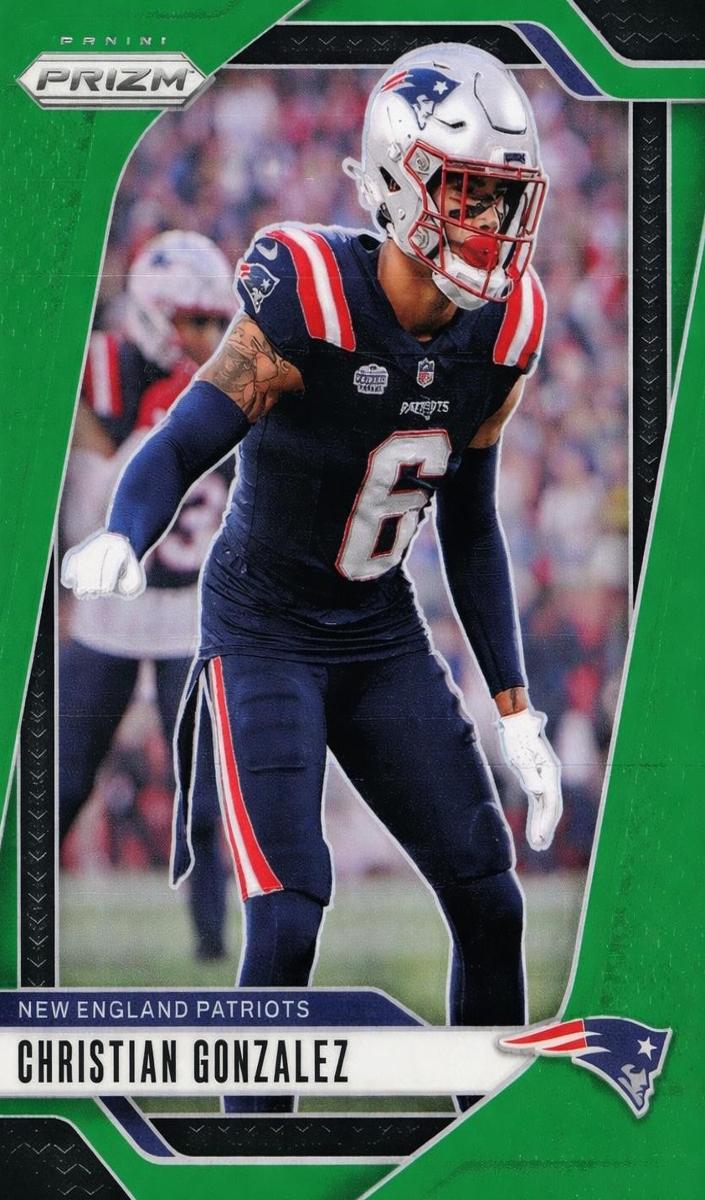 2024 Panini Prizm Football Green Christian Gonzalez #198