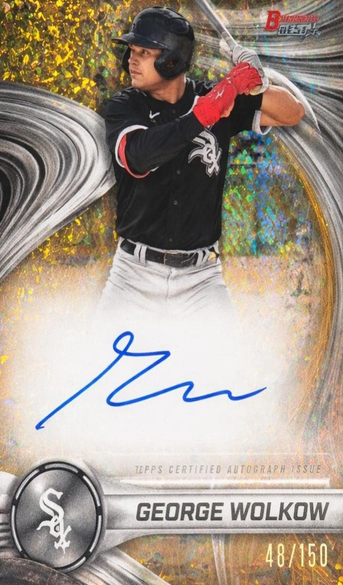 2024 Bowman's Best Baseball Gold Mini-Diamond George Wolkow #B24-GW