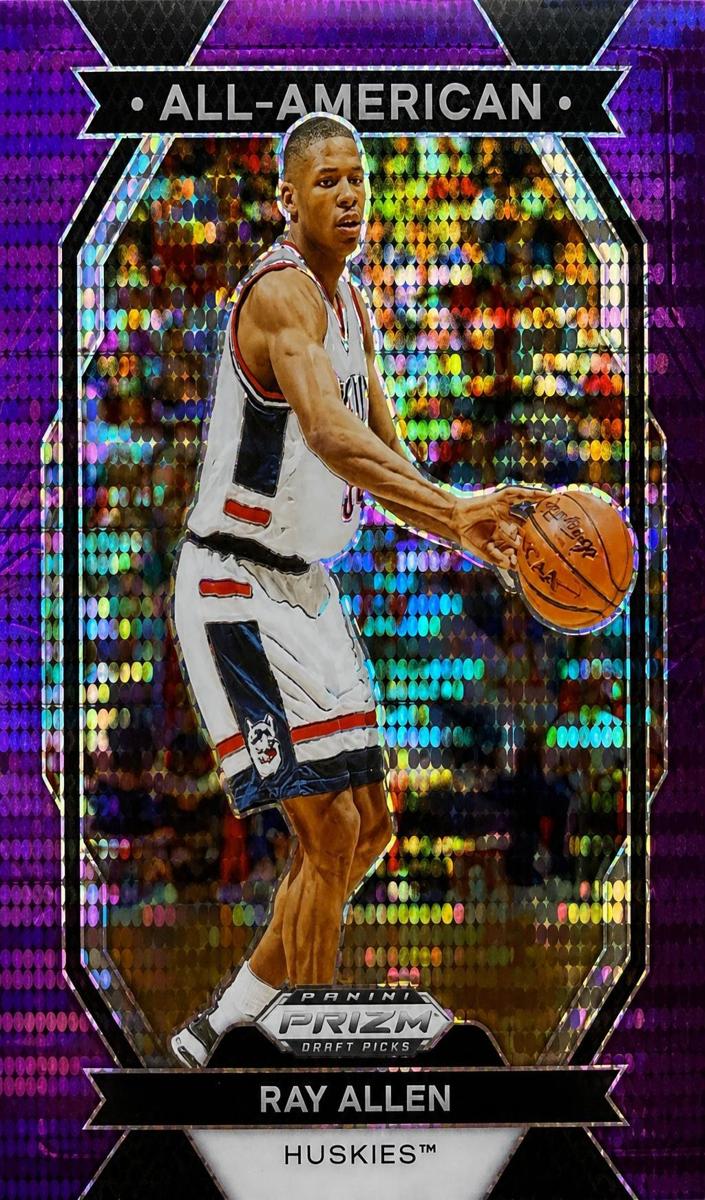 2024 Panini Prizm Draft Picks Basketball Purple Pulsar Ray Allen #27