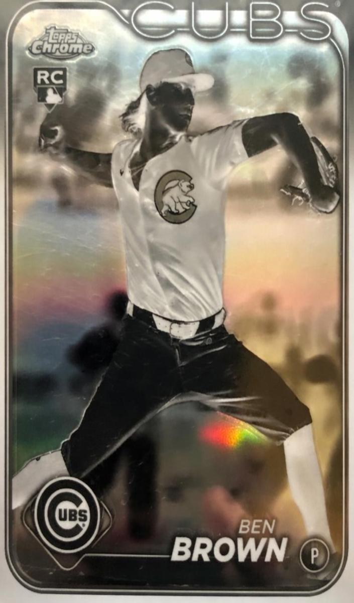 2024 Topps Chrome Update Baseball Negative Ben Brown #USC67 SGC 9