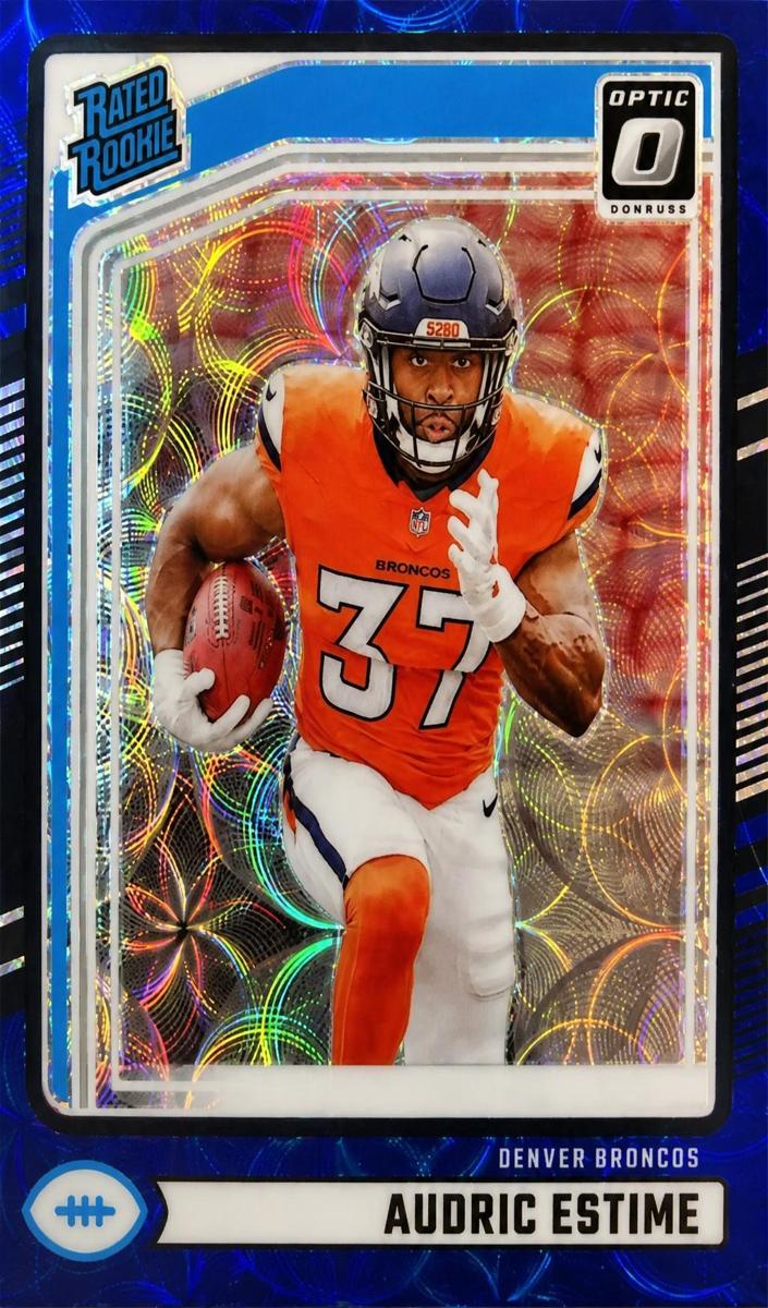 2024 Panini Donruss Football Blue Scope Audric Estime #335