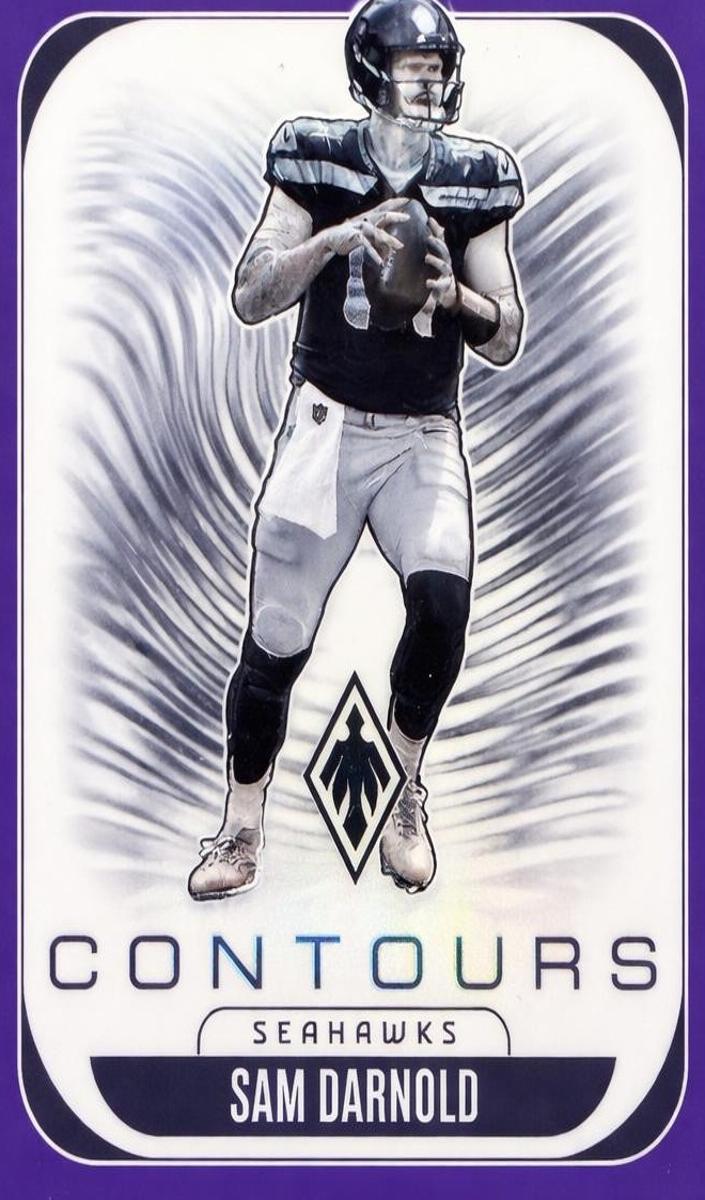 2025 Panini Phoenix Football Blue Sam Darnold #29
