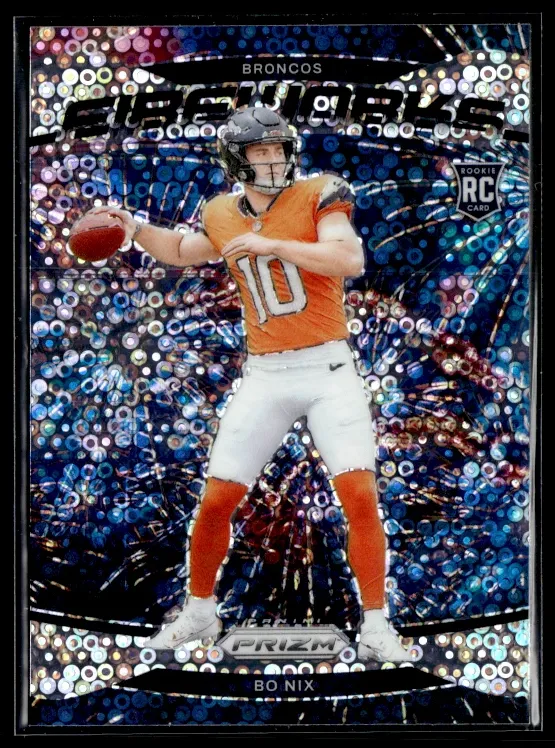 2024 Panini Prizm Football No Huddle Bo Nix #23