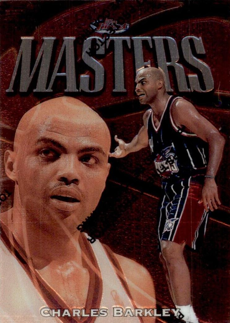 1997 Topps Finest Basketball Charles Barkley #72 PSA 10