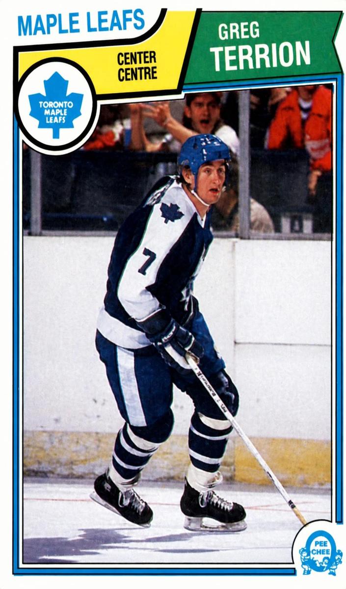 1983 O-Pee-Chee Hockey Greg Terrion #342