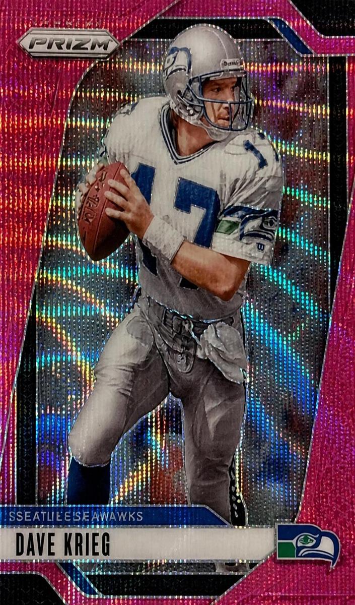 2024 Panini Prizm Football Pink Wave Dave Krieg #267