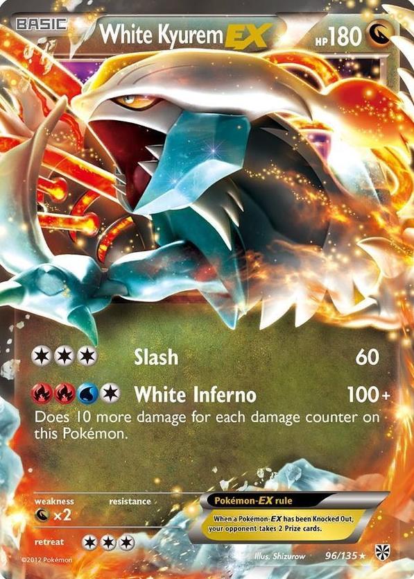 2013 Pokemon Black & White Plasma Storm White Kyurem #96 PSA 9