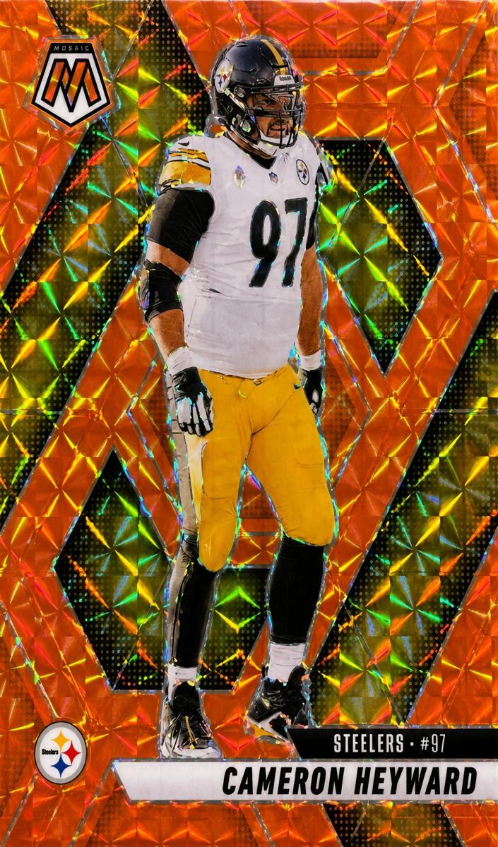 2025 Panini Mosaic Football Orange Cameron Heyward #172