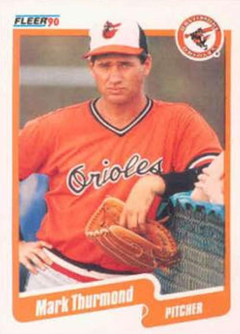 1990 Fleer Baseball Mark Thurmond #191