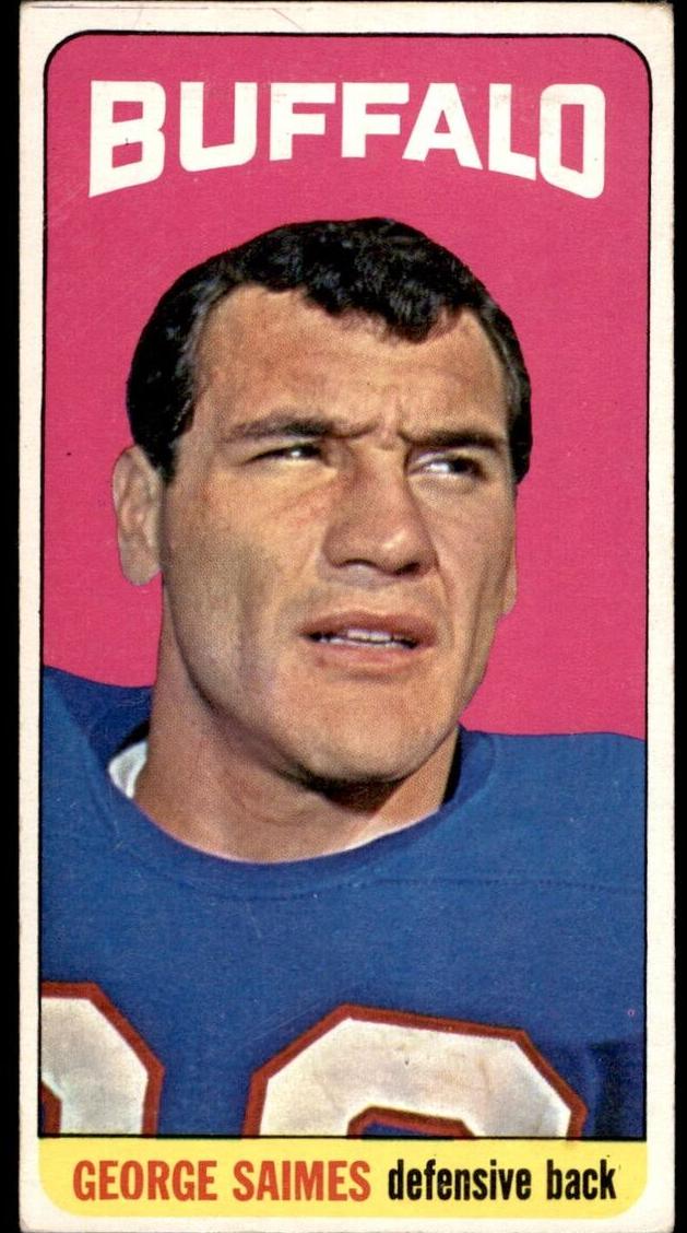 1965 Topps Football George Saimes #39 PSA 7.5