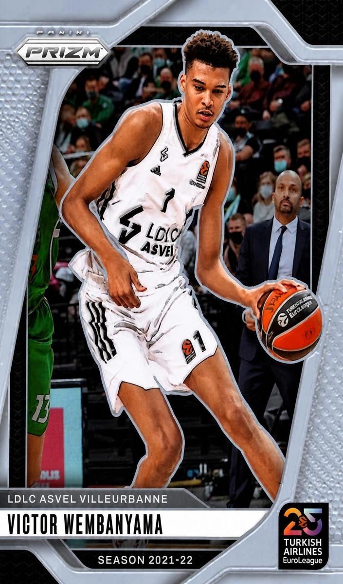 2024 Panini Prizm Turkish Airlines EuroLeague Basketball Silver Victor Wembanyama #48