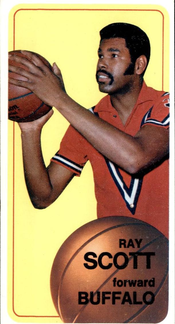 1970 Topps Basketball Ray Scott #48 PSA 8