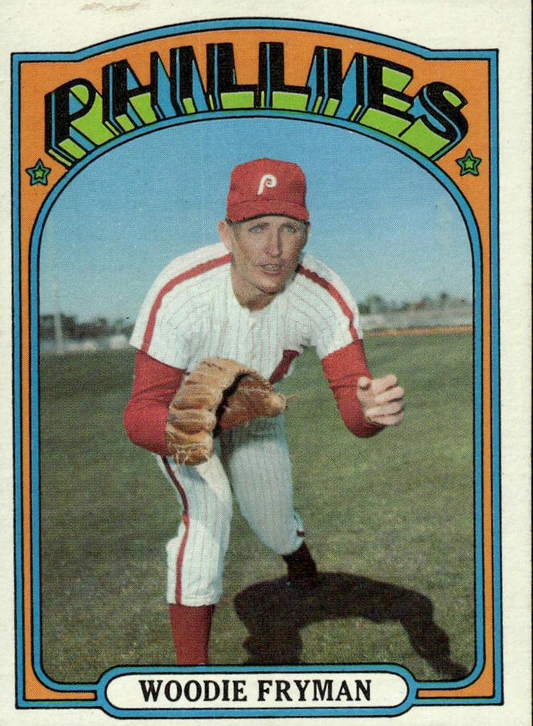 1972 Topps Baseball Woodie Fryman #357 SGC 8.5