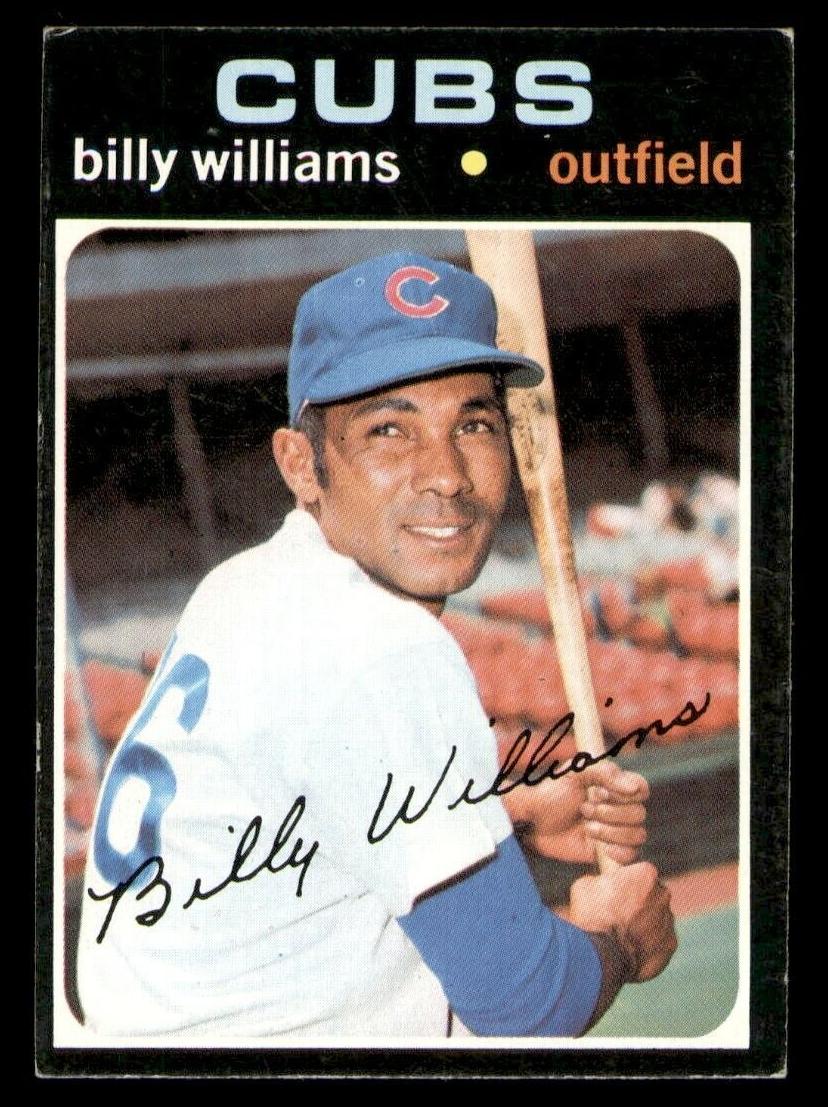 1971 Topps Baseball Billy Williams #350
