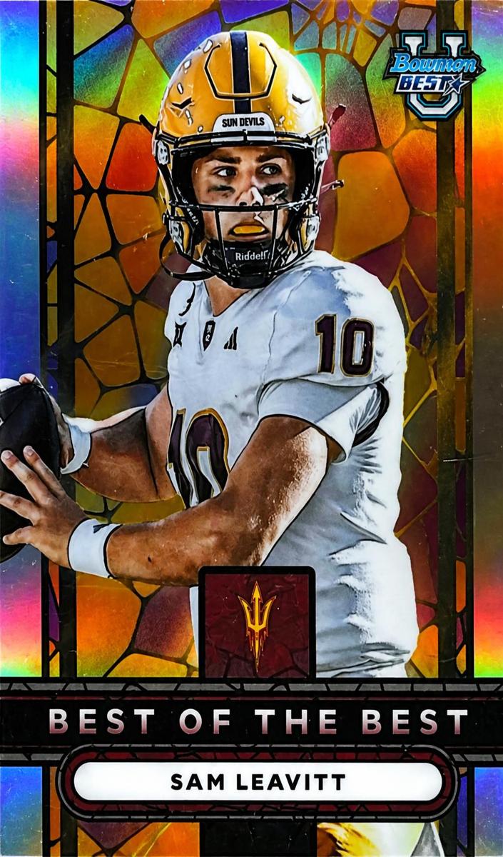 2025 Bowman Best University Football Sam Leavitt #BB-9
