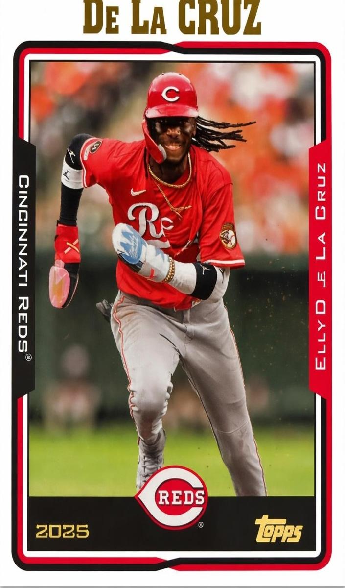 2025 Topps Archives Baseball Elly De La Cruz #271 PSA 9