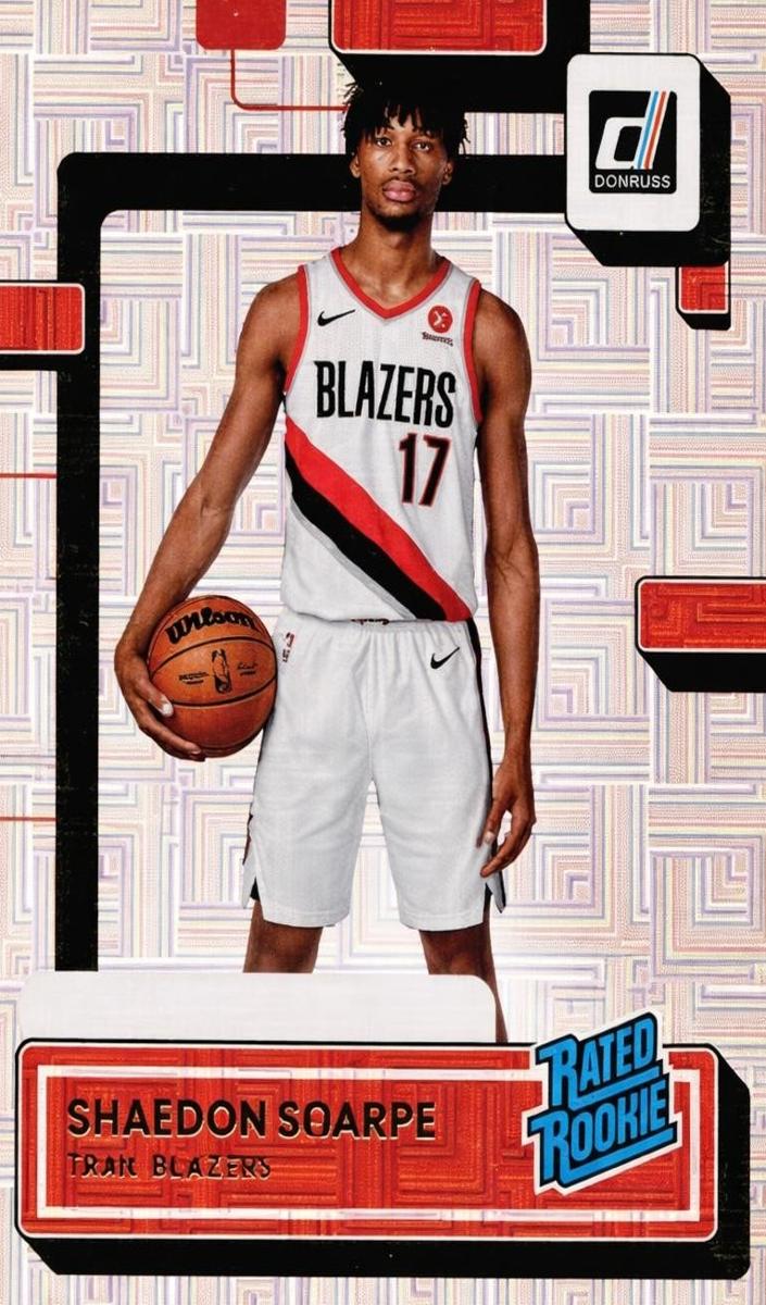 2022 Panini Donruss Basketball Choice Shaedon Sharpe #207 PSA 9