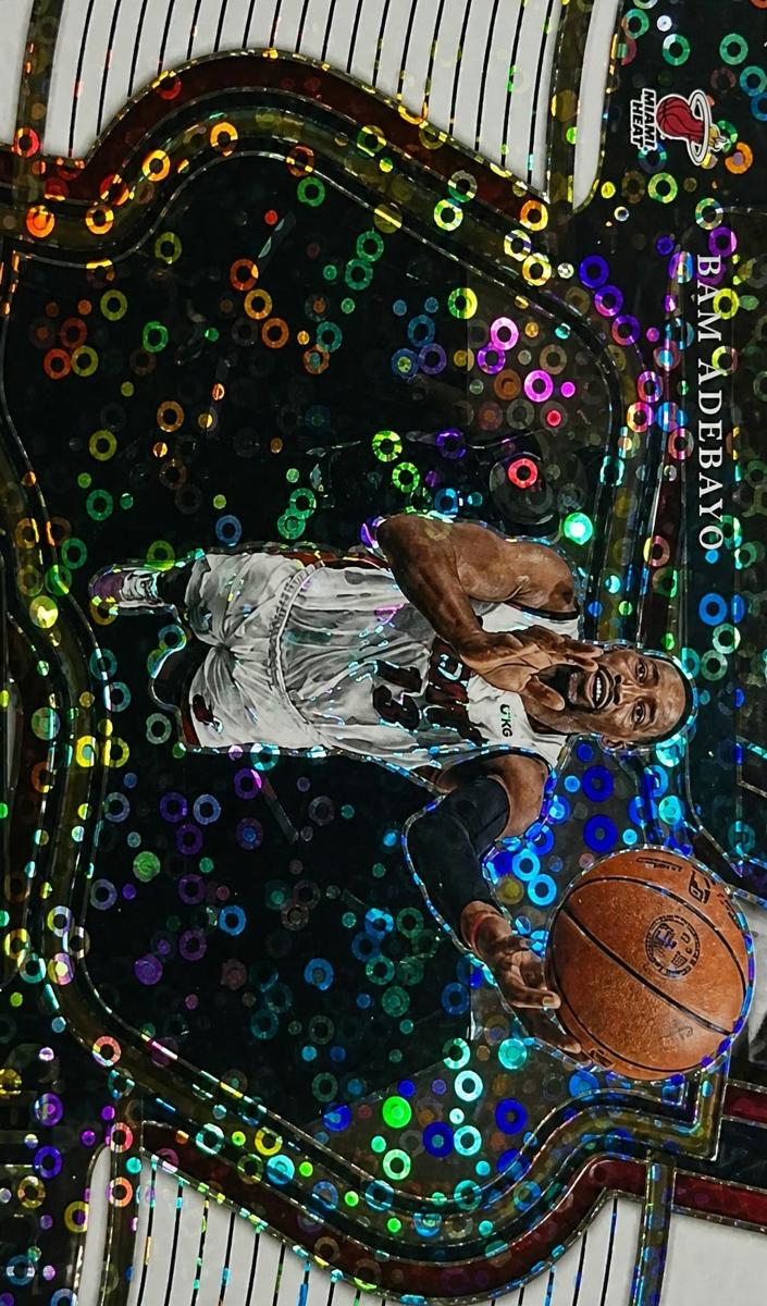 2022 Panini Select Basketball White Disco Bam Adebayo #257 PSA 9