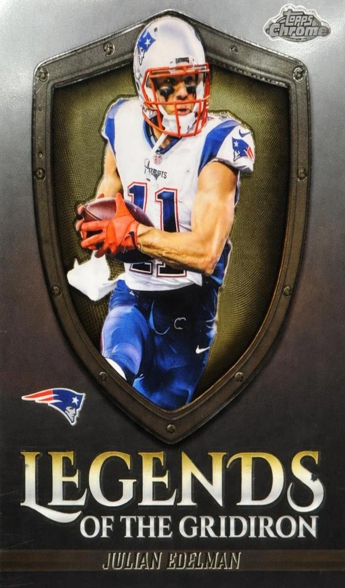 2025 Topps Chrome Football Julian Edelman #LOG-24