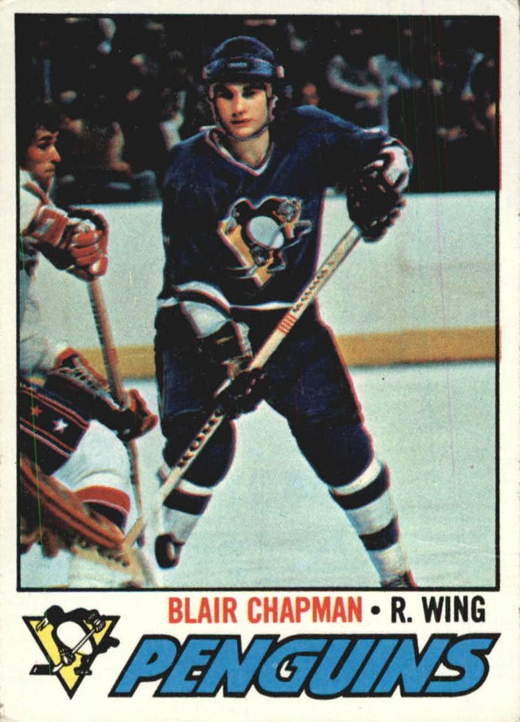 1977 Topps Hockey Blair Chapman #174