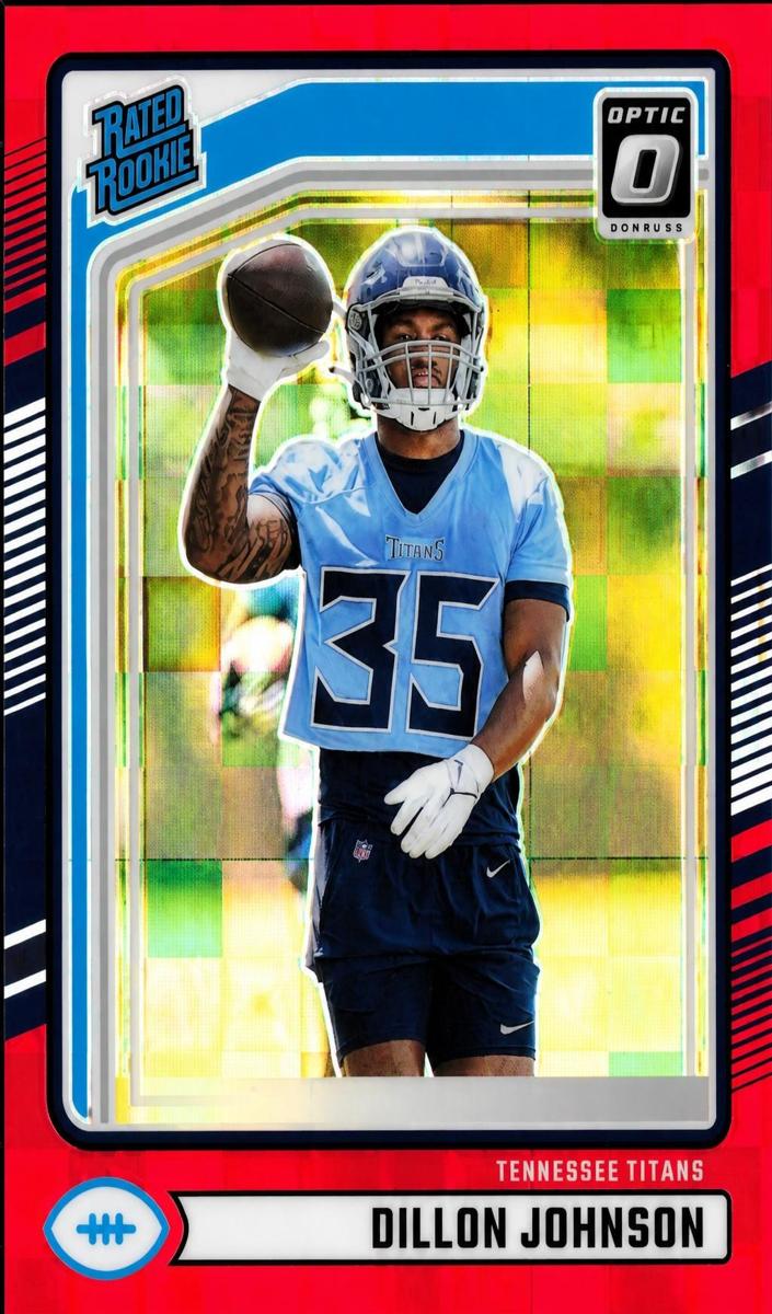 2024 Panini Donruss Football Red Pandora Dillon Johnson #399