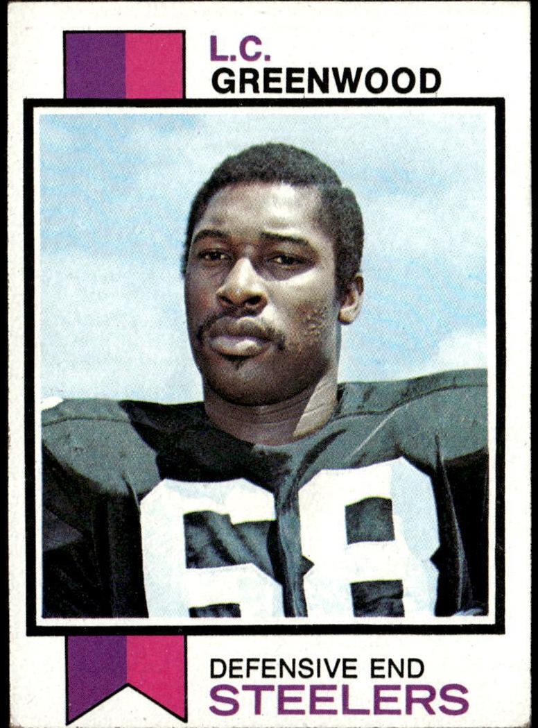 1973 Topps Football L.C. Greenwood #165 PSA 9