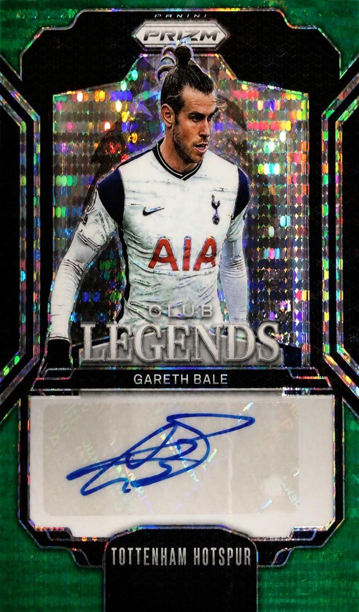 2024 Panini Prizm Premier League Soccer Green Pulsar Gareth Bale #CL-GB