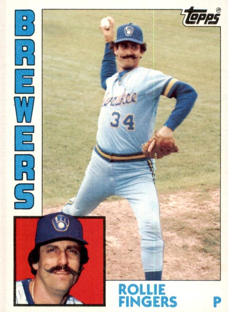 1984 Topps Baseball Rollie Fingers #495