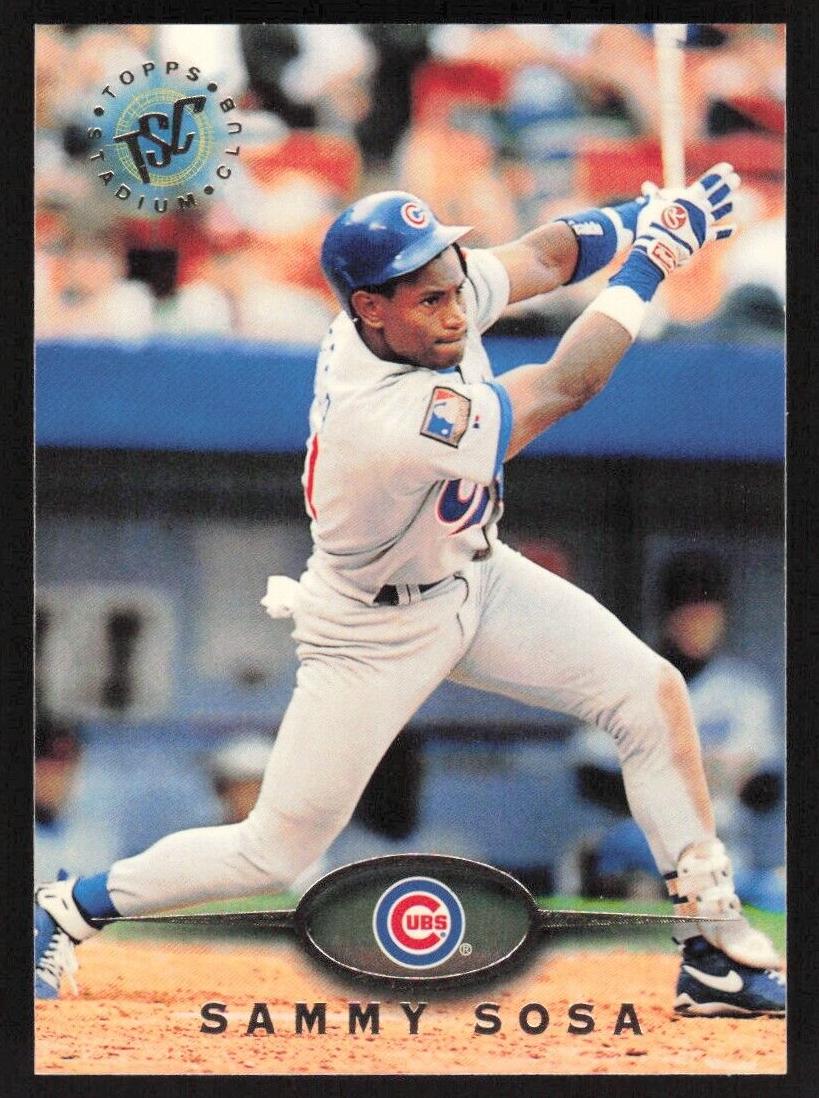 1995 Topps Stadium Club Baseball Sammy Sosa #174 PSA 10