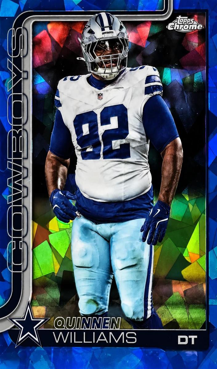 2025 Topps Chrome Sapphire Football Quinnen Williams #72