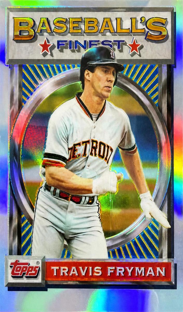 1993 Topps Finest Baseball Refractor Travis Fryman #135