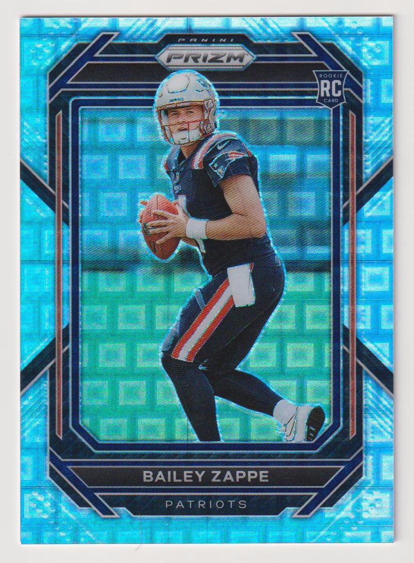 2022 Panini Prizm Football Pandora Bailey Zappe #305 PSA 9