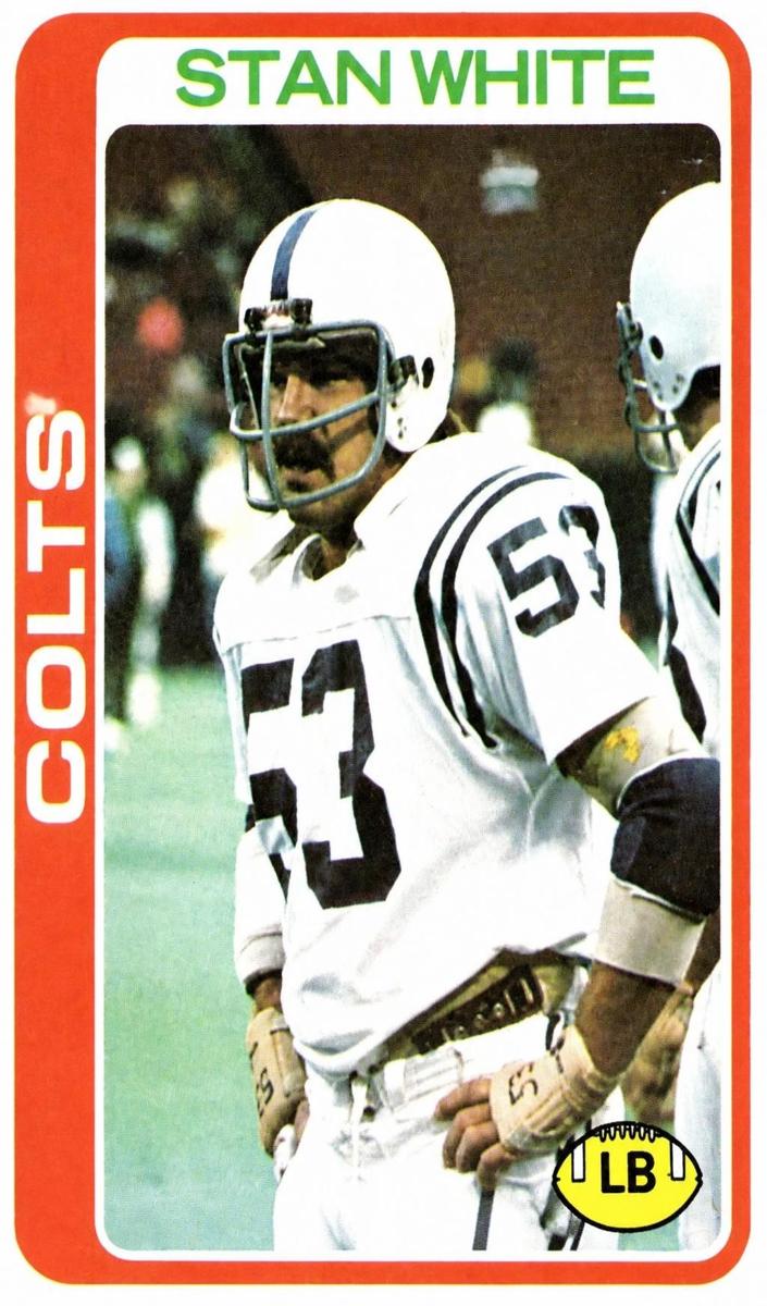1978 Topps Football Stan White #49 PSA 5