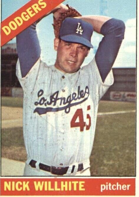 1966 Topps Baseball Nick Willhite #171