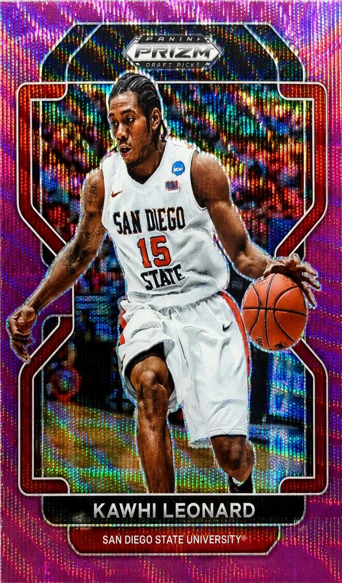2022 Panini Prizm Draft Picks Basketball Purple Wave Kawhi Leonard #31