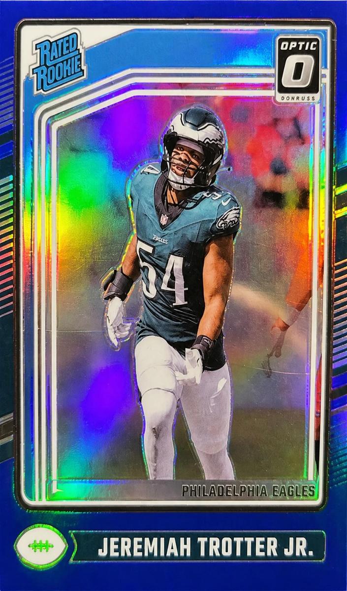 2024 Donruss Optic Football Blue Jeremiah Trotter Jr. #250