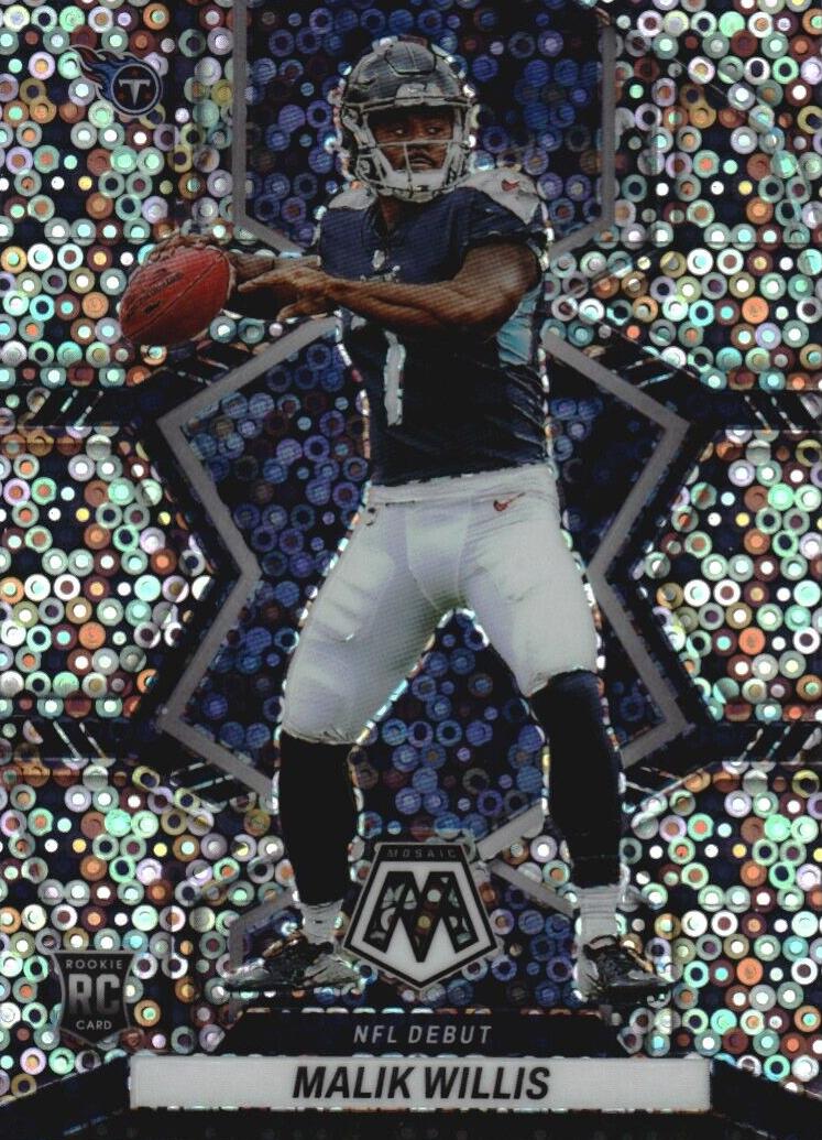 2022 Panini Mosaic Football No Huddle Silver Malik Willis #272 PSA 9
