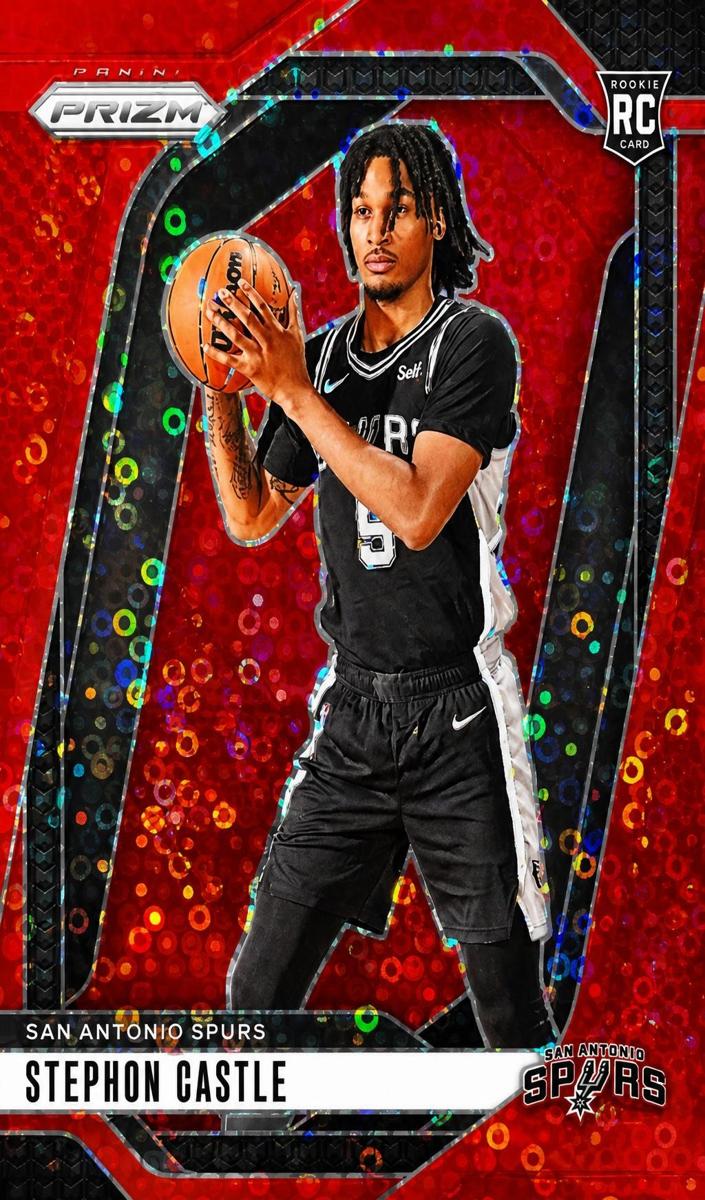 2024 Panini Prizm Basketball Fast Break Red Stephon Castle #234