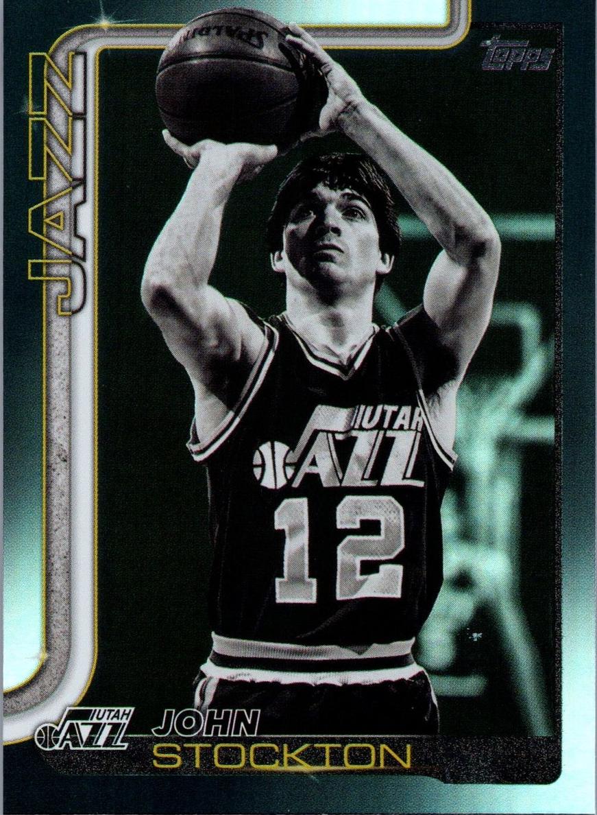 2025 Topps Basketball Blackout John Stockton #264