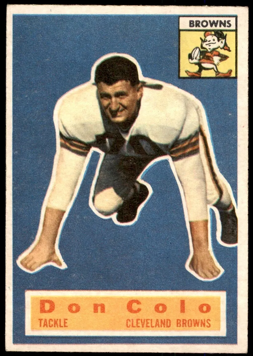 1956 Topps Football Don Colo #57