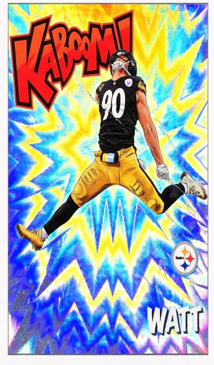 2020 Panini Absolute Football T.J. Watt #K-TW