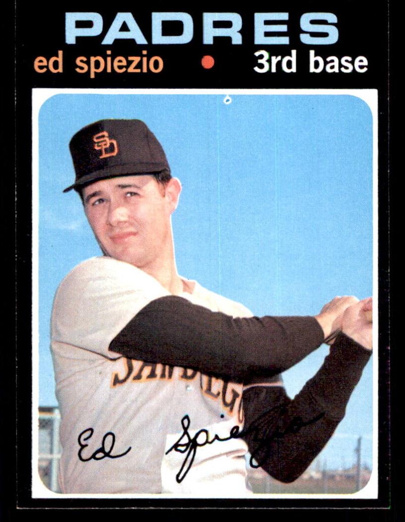 1971 Topps Baseball Ed Spiezio #6 PSA 7.5