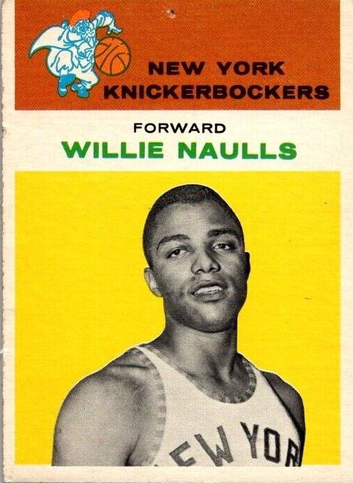 1961 Fleer Basketball Willie Naulls #32