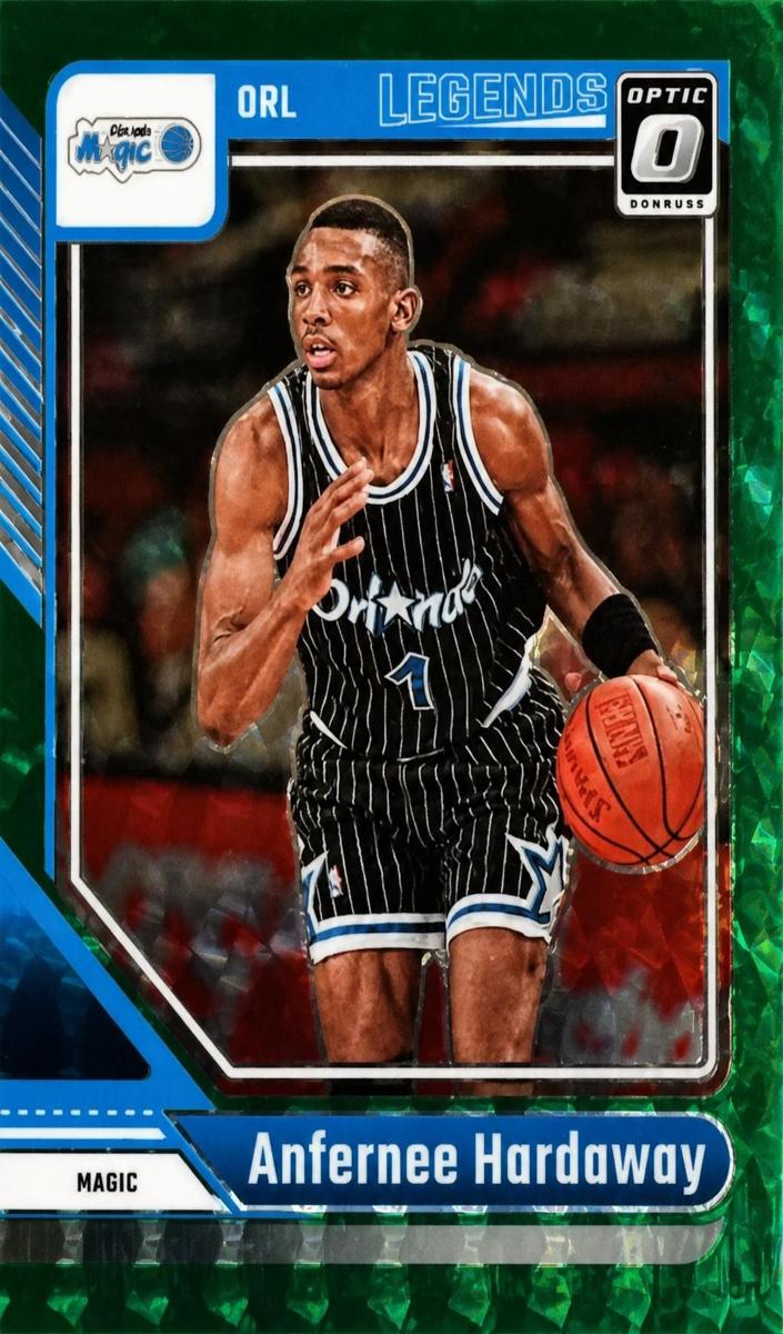 2024 Donruss Optic Basketball Green FOTL Anfernee Hardaway #242 PSA 9