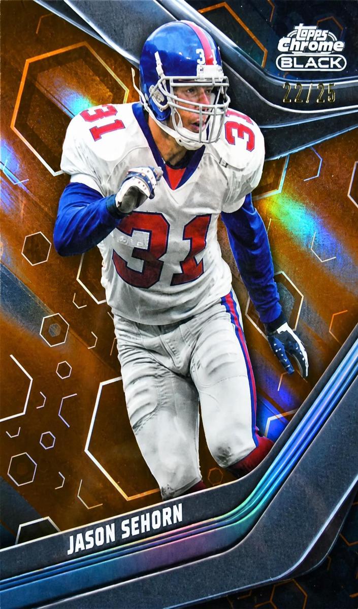 2023 Topps Composite Football Orange Refractor Jason Sehorn #133