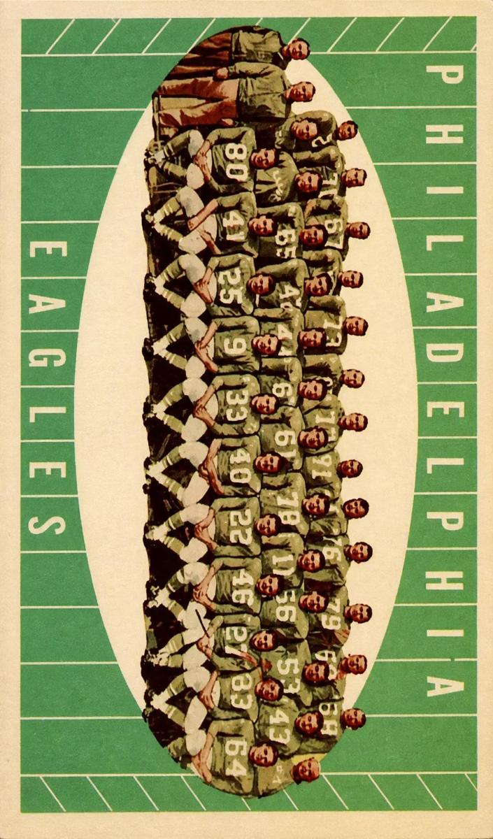 1961 Topps Football Philadelphia Eagles #103 PSA 7.5