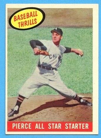 1959 Topps Baseball Billy Pierce #466 PSA 7